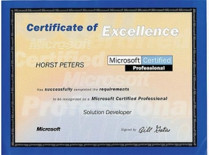 Microsoft Certified Professional Solution Developer